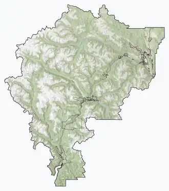 Capilano Mountain is located in Squamish-Lillooet Regional District