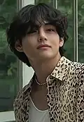 A screenshot of V in an airport.