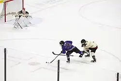 Coyne playing for the Frost vs Montreal in January 2024