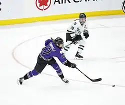 Zumwinkle (#13) during Game 3 of the 2024 PWHL Playoffs