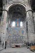 Murals on the southern wall