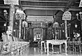 Furniture inside the building in Khải Định 's era.