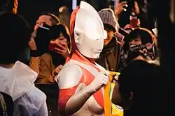 Ultraman attending the 27th Tokyo International Film Festival