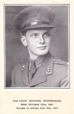 2nd Lieut. Michael Stonehouse (bn 25.10.1921) of Wakefield, lived at Ugthorpe House, Ugthorpe before joining the RAF. He was killed in action 5 May 1941. There is a memorial to him within the grounds of Christ Church, Ugthorpe.