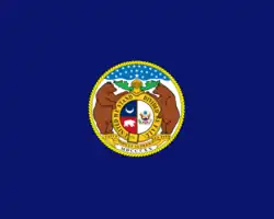 Reconstruction of the 2nd Missouri Infantry regimental flag, 1917[21]