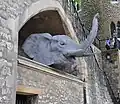 Elephant, gift of Louis IX to Henry III, 1255.