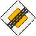 2.4 – End of priority road (formerly used )