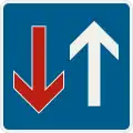 2.6 – Priority over oncoming traffic (formerly used )