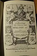 Same theme appearing in 1663, in Adriaen Matham's Counts of Holland series