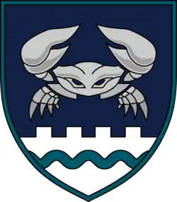 The third insignia variant of the 34th Coastal Defense Brigade.