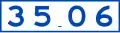 Provincial Road 35-06 marker