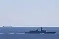 Yangzhou underway in the Mediterranean Sea on 6 September 2017.
