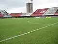 Interior del Estadio Antonio Oddone Sarubbi del Club Atlético 3 de Febrero in 2017