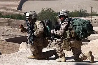 U.S. Marines from 3/5 India Company in Sangin in October 2010.