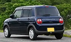 Third-generation Suzuki Alto Lapin rear view
