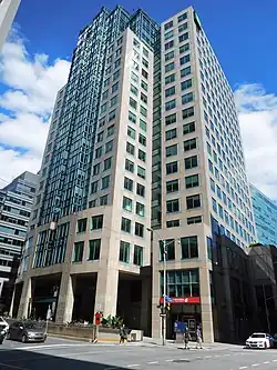 Plaza Tower I as seen from Albert Street