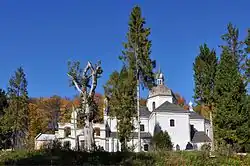 General view of the Pidhirtsi Monastery
