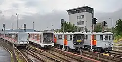 From left: Metro M1, 81-71M, 81-71 and Ečs (at present, in operation Metro M1 and 81-71M)
