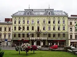 Ukreksimbank office, Mitskevich Square, 4