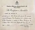 RCAF Certificate of Wireless Competency, No. 4 WS, 1942