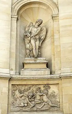 Detail of the Fontaine des Quatre-Saisons, Paris (completed 1745) (Spring)