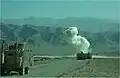 4th Platoon blows-in-place a found IED during a clearance mission to the dangerous Ganjitsu Kalay village, near the AF-Pak border