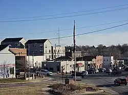 5-Point Intersection in Downtown Ralston