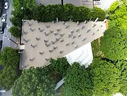 Drone View of 54 Columns after the 2024 renovation