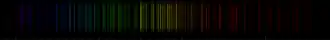 Color lines in a spectral range