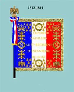 57e régiment d'infanterie colour 1812-1814.
