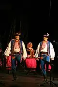 Lachy Sądeckie, including married woman's costume