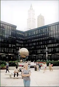 5 World Trade Center as seen from the Austin J. Tobin Plaza