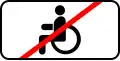 7.18 Except for the disabled