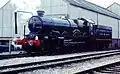 Clun Castle at Tyseley in 1982.