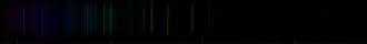 Color lines in a spectral range