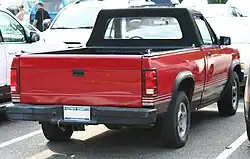 Dakota Sport Convertible; rear view