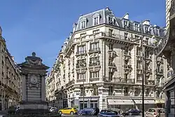 Place Georges-Mulot with the Fontaine du Puits de Grenelle at its centre