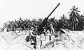 90&nbsp;mm antiaircraft guns on Rendova