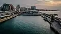 Sunset at Tel Aviv port
