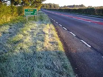 A1065 between Swafham and Fakenham.JPG