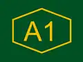 A1 Motorway shield}}