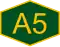 A5 main road logo