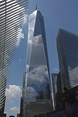 Image 6One World Trade Center is now the city's tallest building, opening in 2014 it alongside the new World Trade Center complex replaced the original complex destroyed on September 11, 2001. (from History of New York City (1978–present))