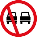 No overtaking