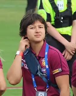 Luka Yoshida-Martin of the Brisbane Lions