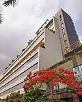 One side of AIUB D Building
