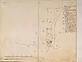 This 1619 map shows Fort Jacatra (a) and the new plan for Batavia Castle (b).