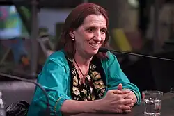 Ana Garcia at the Buenos Aires International Book Fair in 2014