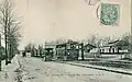 The Arpajonnais tramway station behind Arpajon railway station was used at the beginning of the 20th century by the CGB.