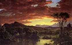 Frederic Edwin Church: A Country Home, 1854